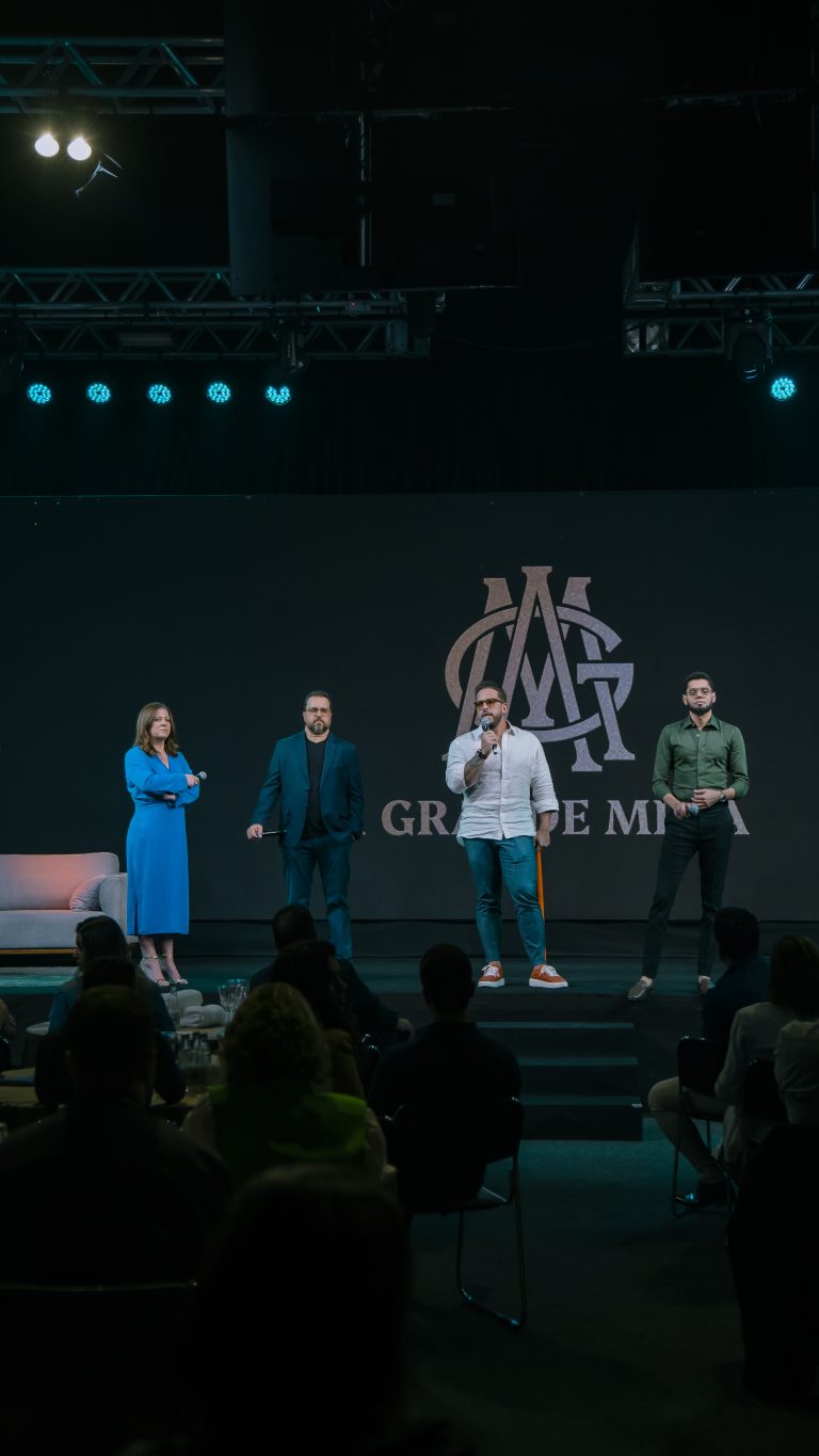 Jacque Boesso, Renato Torres, Reinaldo Boesso e Elton Euler, idealizadores de d’A Grande Mesa
