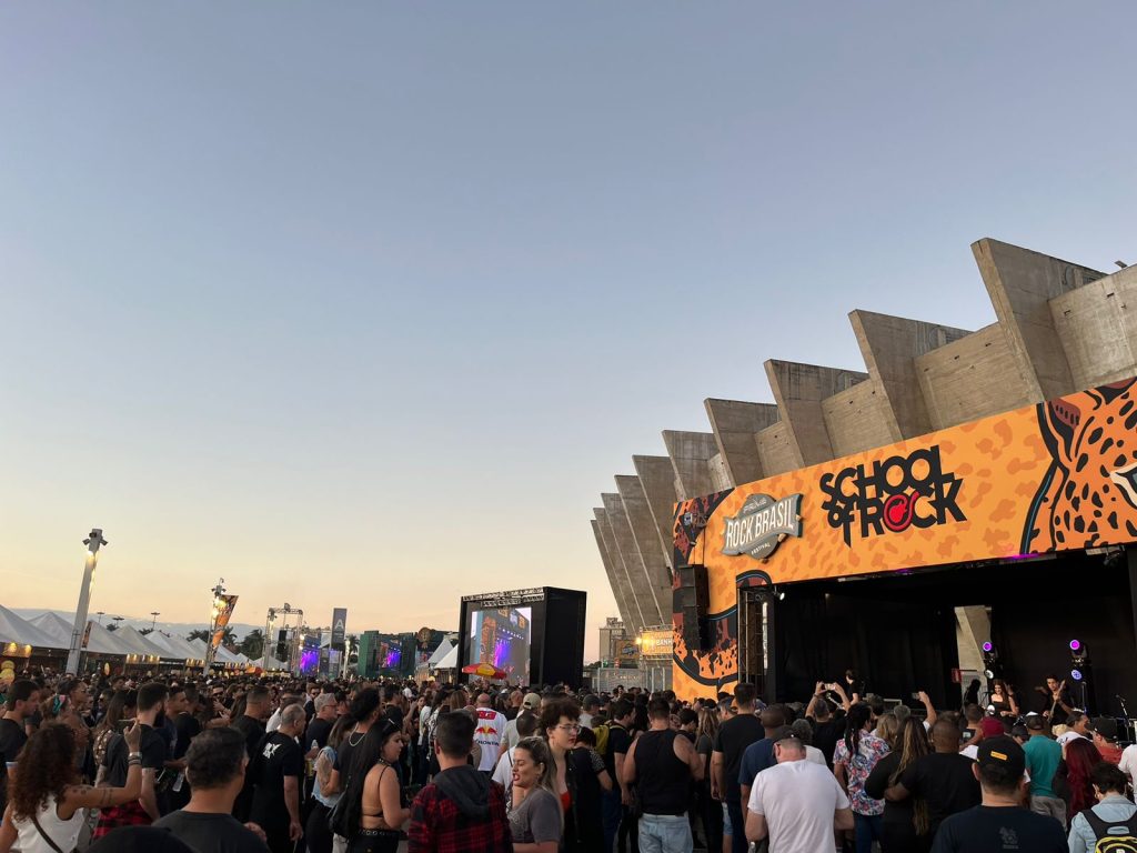 Palco da School of Rock no Prime Rock 2024